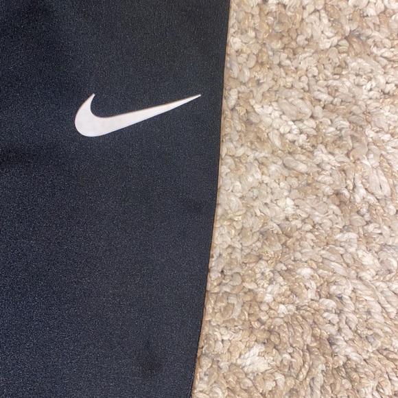 Nike Pro Dri Fit Capris Leggings Sz Small Blck New Without Tags - Picture 5 of 9